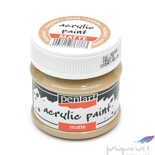 Akrilfesték matt 50ml mogyoró Pentart 6777