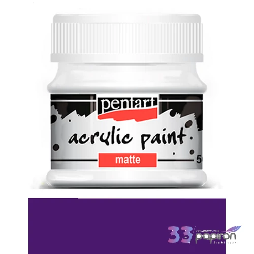 Akrilfesték matt 50ml Pentart ametiszt 6762