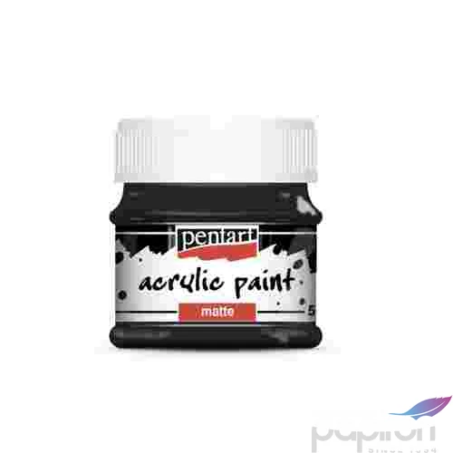 Akrilfesték matt 50ml Pentart fekete 6655
