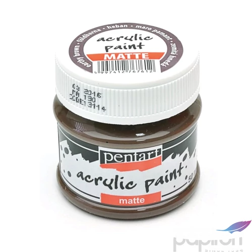 Akrilfesték matt 50ml Pentart földbarna 6761