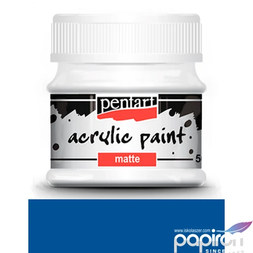 Akrilfesték matt 50ml Pentart kék - 6653
