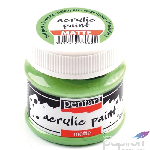 Akrilfesték matt 50ml Pentart levélzöld - 7062