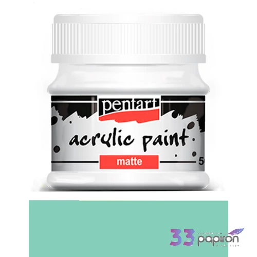 Akrilfesték matt 50ml Pentart menta 6773