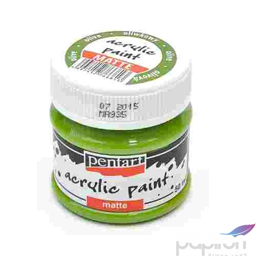 Akrilfesték matt 50ml Pentart oliva 6681