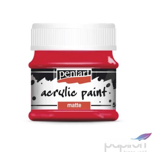 Akrilfesték matt 50ml Pentart rúzspiros 6764