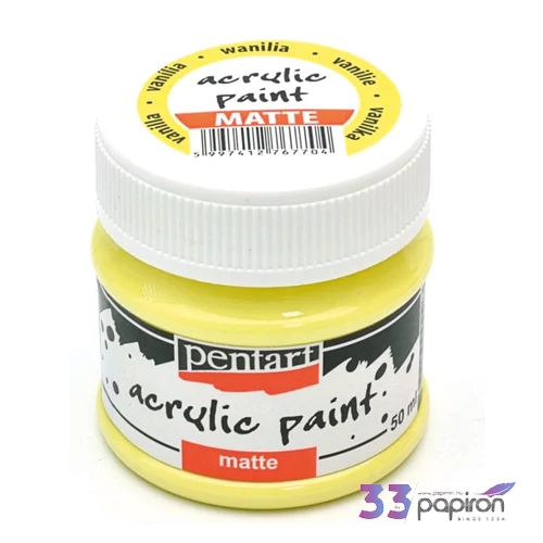 Akrilfesték matt 50ml Pentart vanilia 6770