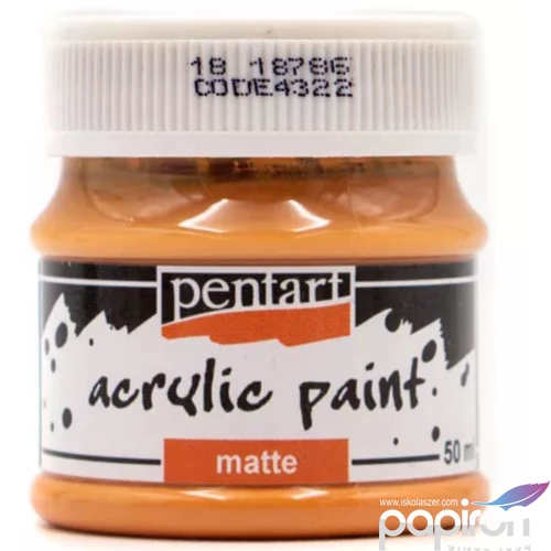 Akrilfesték matt 50ml Pentart vörös agyag 6693