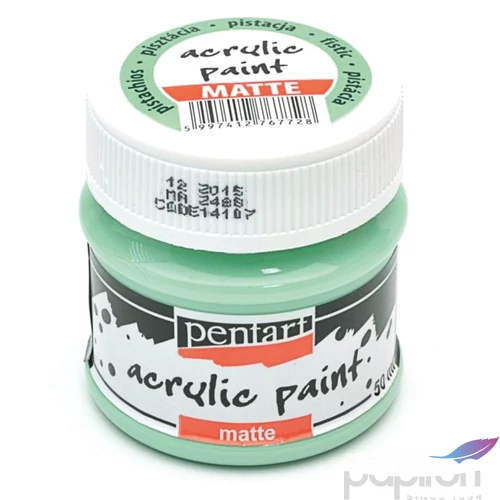 Akrilfesték matt 50ml pisztácia Pentart 6772