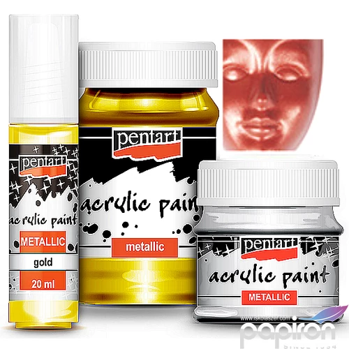 Akrilfesték metál 100ml Pentart - bronz