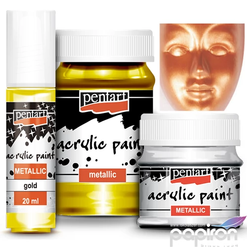 Akrilfesték metál 100ml Pentart antik réz