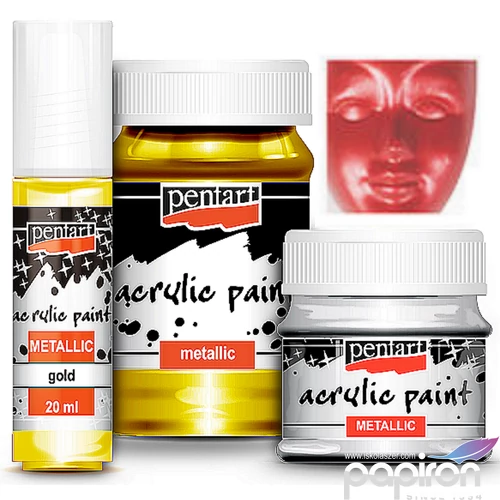 Akrilfesték metál 100ml Pentart vörös réz