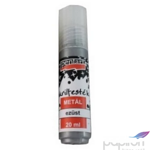 Akrilfesték metál 20ml Pentart ezüst 7142