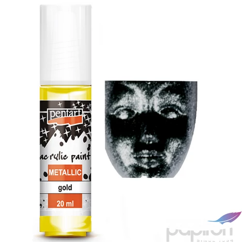 Akrilfesték metál 20ml Pentart grafit