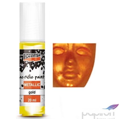 Akrilfesték metál 20ml Pentart narancs