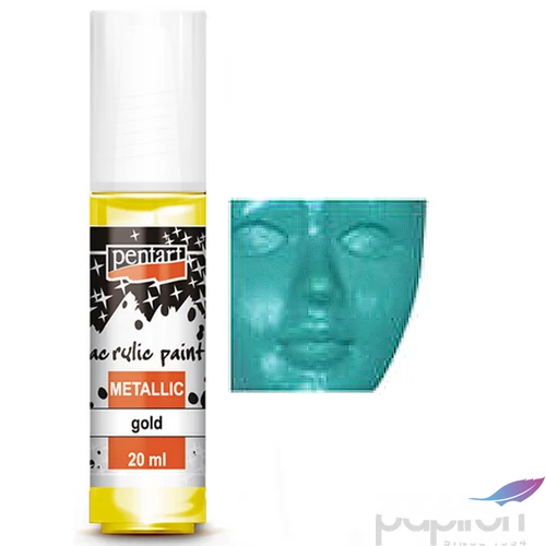 Akrilfesték metál 20ml Pentart türkiz