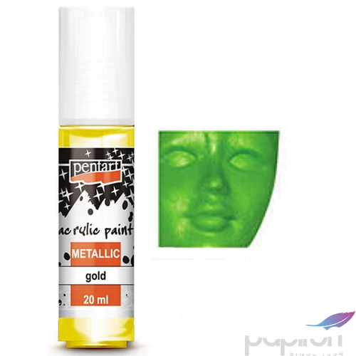 Akrilfesték metál 20ml Pentart világos zöld