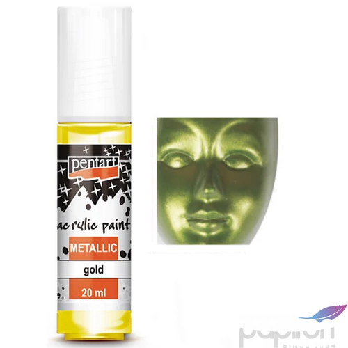 Akrilfesték metál 20ml Pentart zöld