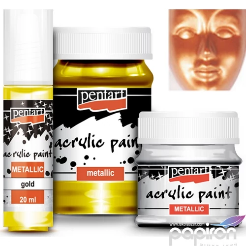 Akrilfesték metál 230ml Pentart antik réz 