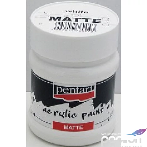 Akrilfesték matt 230ml Pentart fehér 6904