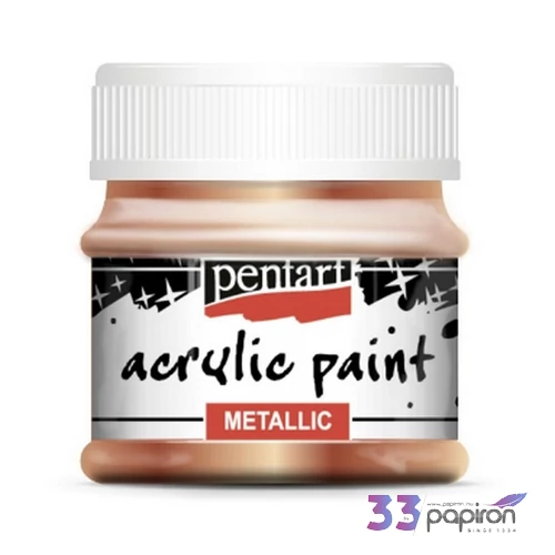 Akrilfesték metál 50ml Pentart antikréz 7411