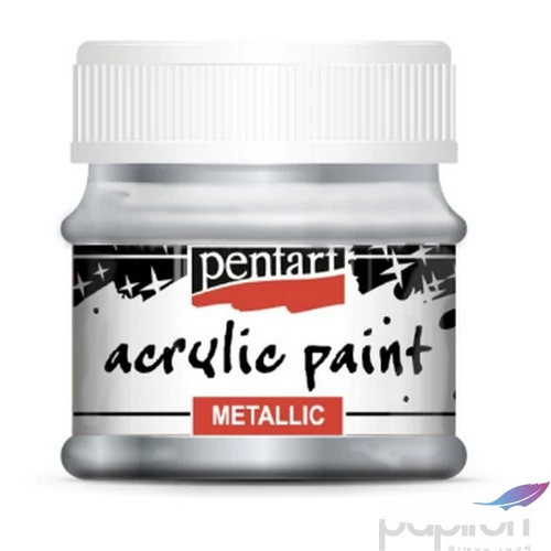 Akrilfesték metál 50ml Pentart ezüst 7402
