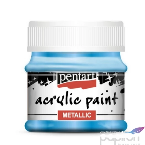 Akrilfesték metál 50ml Pentart kék