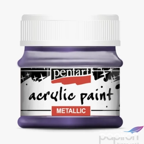 Akrilfesték metál 50ml Pentart lila 7412