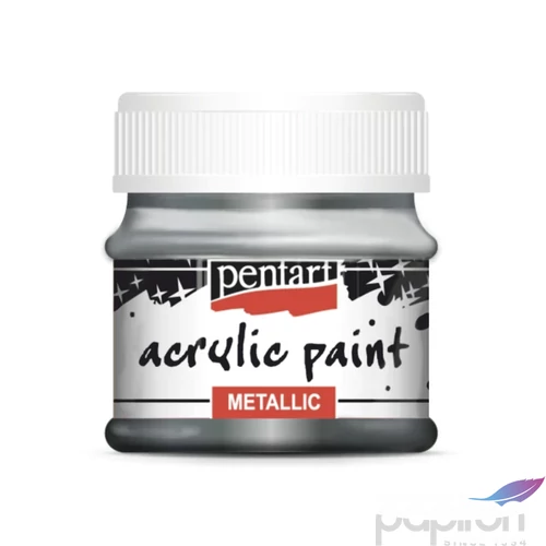 Akrilfesték metál 50ml Pentart rokokóezüst 7688