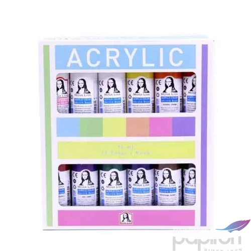 Akrilfesték Mona Lisa 12x70ml