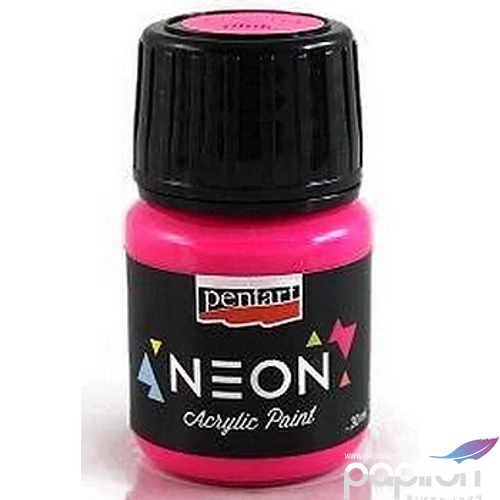 Akrilfesték neon színű 30ml Pentart Neon pink 6132