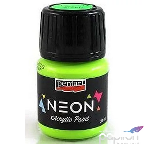 Akrilfesték neon színű 30ml Pentart Neon zöld 6133