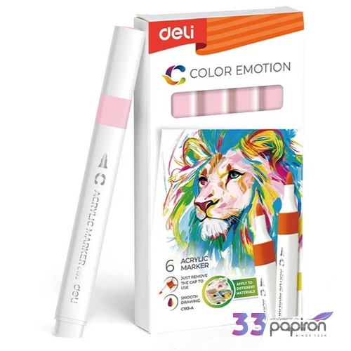 Akrilmarker /144 Baby Pink Deli 3,0mm-es kerek hegy