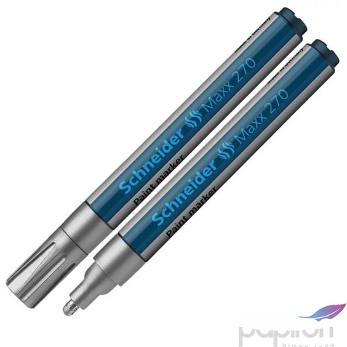 Lakkmarker Schneider Maxx 270' 1-3mm kúpos hegyű ezüst Írószerek SCHNEIDER 127054