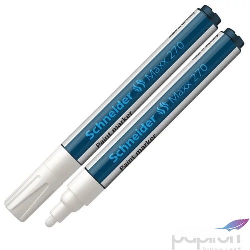 Lakkmarker Schneider Maxx 270' 1-3mm kúpos hegyű fehér Írószerek SCHNEIDER 127049