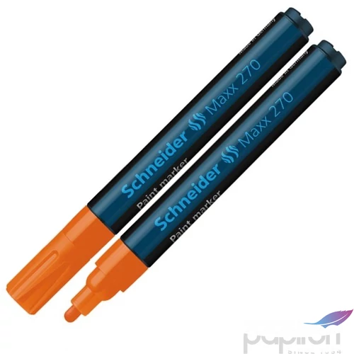 Lakkmarker Schneider Maxx 270' 1-3mm kúpos hegyű narancssárga Írószerek SCHNEIDER 127006