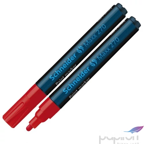 Lakkmarker Schneider Maxx 270' 1-3mm kúpos hegyű piros Írószerek SCHNEIDER 127002
