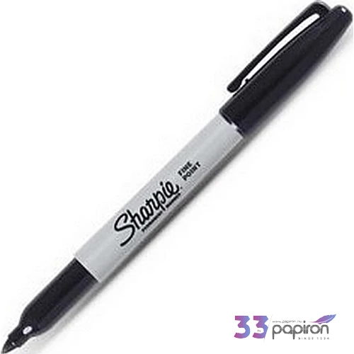 Alkoholos marker Sharpie Fine Marker permanent F 1mm - fekete