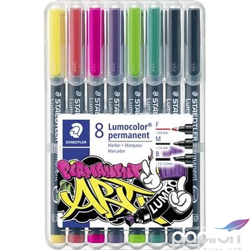 Alkoholos marker 8 Staedtler Lumocolor permanent ART TS31SWP7