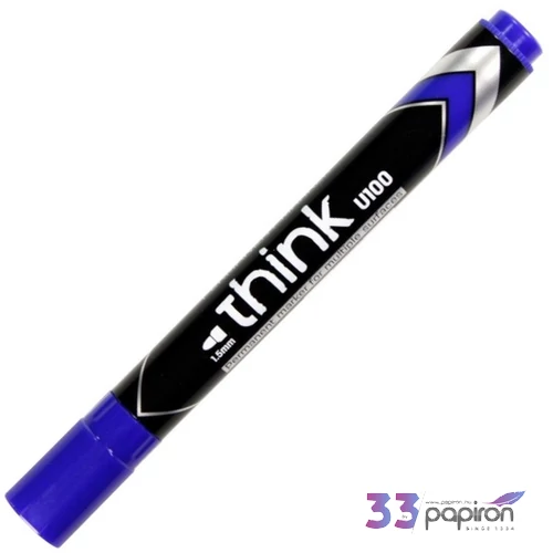 Alkoholos marker, Deli 1.5mm, gömbölyű, kék EU10030