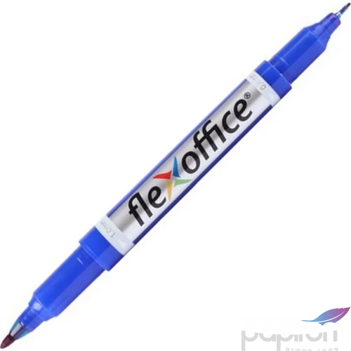 Alkoholos marker Flexoffice PM01' 0,4-1,0mm kúpos kétvégű kék Írószerek FLEXOFFICE FO-PM01BLUE