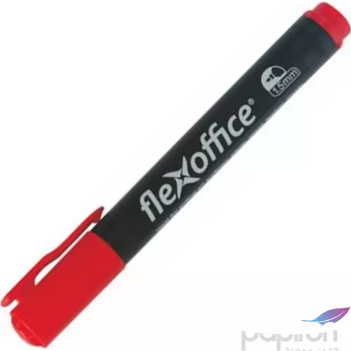 Alkoholos marker Flexoffice PM03' 1,5mm kúpos hegyű piros Írószerek FLEXOFFICE FO-PM03RED