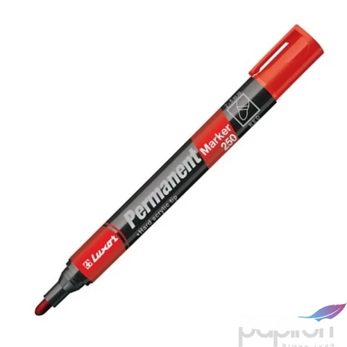 Alkoholos marker Luxor 250 3453 1-3mm kerek heggyel piros