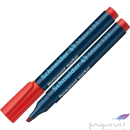 Alkoholos marker Schneider Maxx 133 1-4mm vágott hegyű piros Írószerek SCHNEIDER 113302