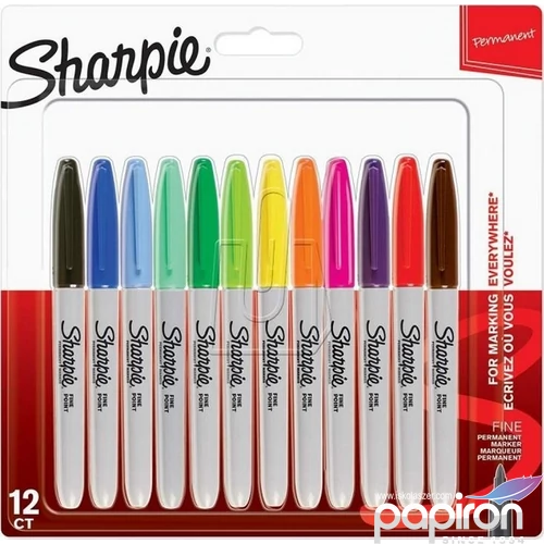 Alkoholos marker Sharpie 12db
