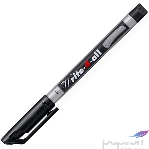 Alkoholos marker Stabilo Write-4-all 0,4mm kúpos hegyű fekete Írószerek STABILO 166/46
