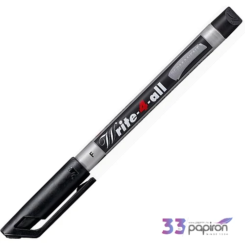 Alkoholos marker Stabilo Write-4-all 0,7mm kúpos hegyű fekete Írószerek STABILO 156/46