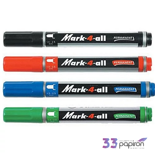 Alkoholos marker Stabilo Mark-4-all 1,5-2,5mm kúpos hegyű feket Írószerek STABILO 651/46