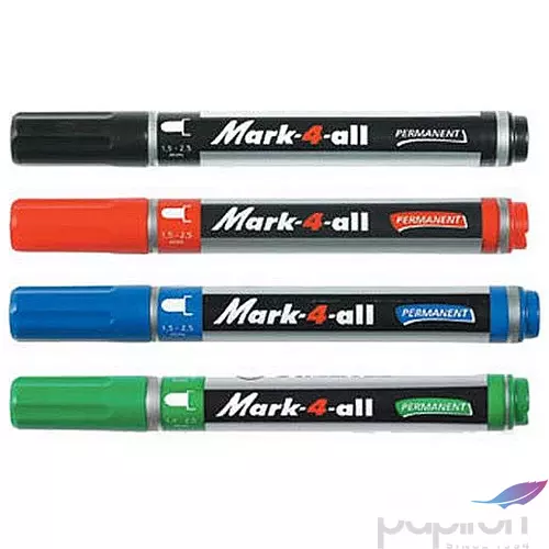 Alkoholos marker Stabilo Mark-4-all 1,5-2,5mm kúpos hegyű zöld Írószerek STABILO 651/36