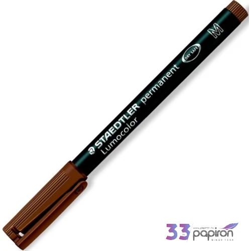 Alkoholos marker Staedtler Lumocolor 317 M OHP 1mm kúpos barna Írószerek STAEDTLER 317-7