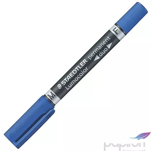 Alkoholos marker Staedtler Lumocolor Duo F/M 0,6/1,5mm kúpos kék Írószerek STAEDTLER 348-3